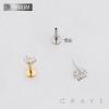 HEART-SHAPED CZ THREADLESS PUSH IN ASTM F136 IMPLANT GRADE TITANIUM LABRET SET HEART-SHAPED CZ THREADLESS PUSH IN ASTM F136 IMPLANT GRADE TITANIUM LABRET SET